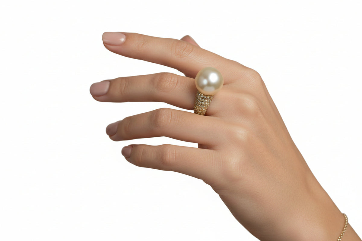 Anello Perla Gold