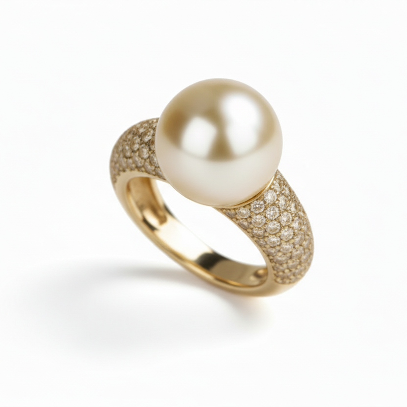 Anello Perla Gold