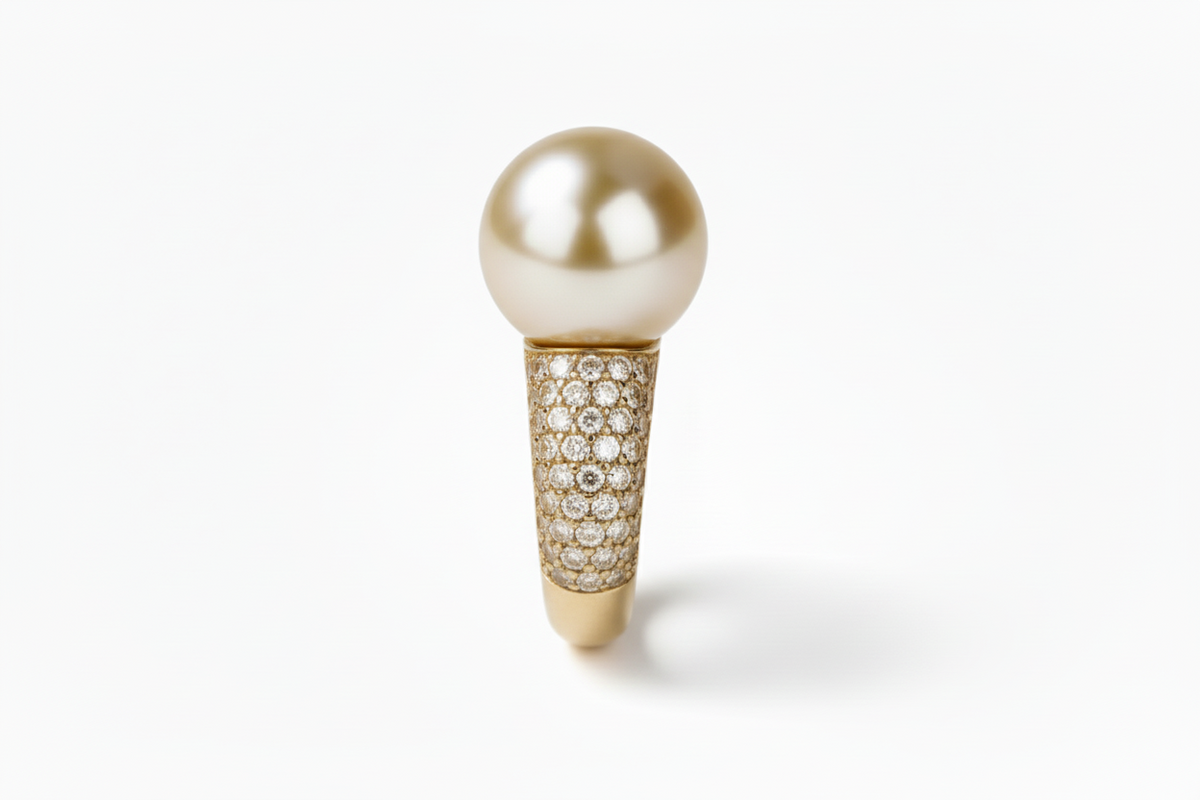 Anello Perla Gold