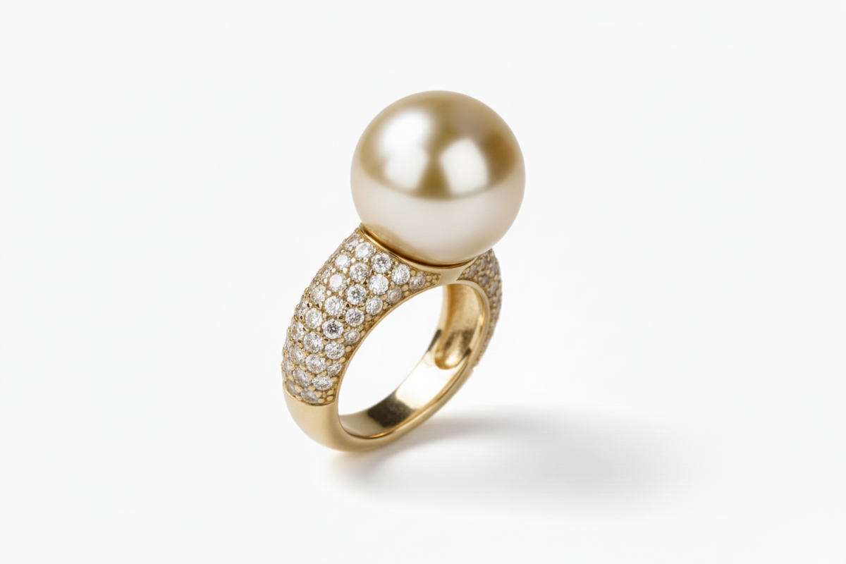 Anello Perla Gold