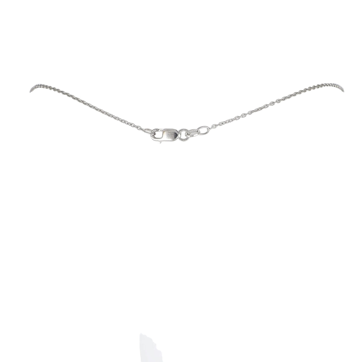 Ciondolo Solitario in Oro Bianco 18kt con Diamante Taglio Brillante – 0,30 Ct