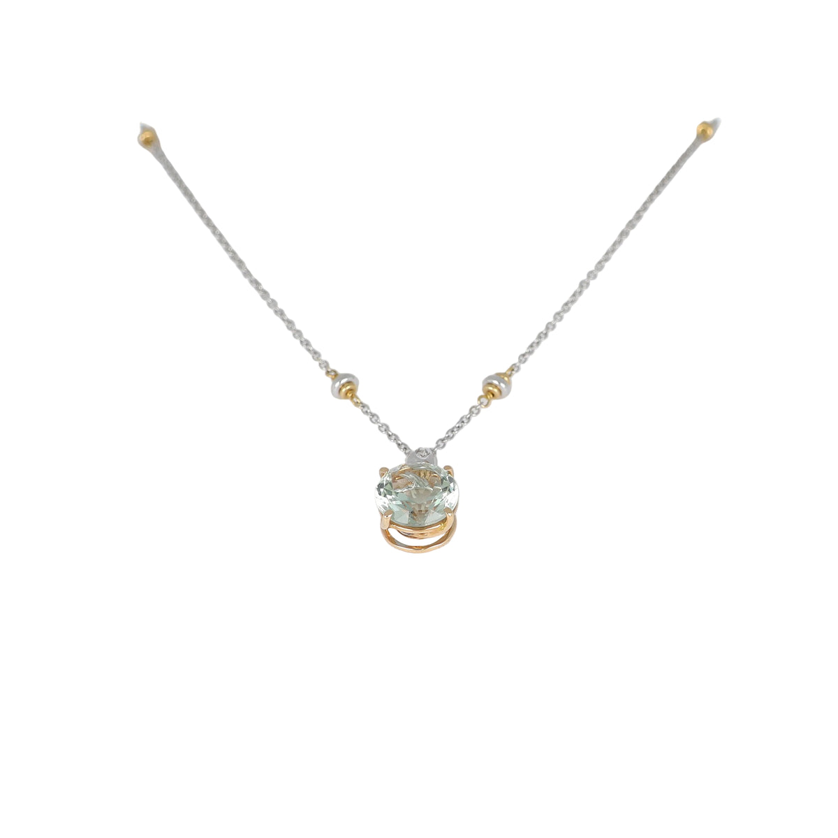 Pendente Prasiolite