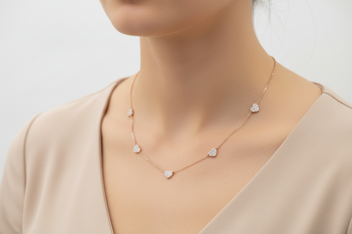 Collana  5 Heart