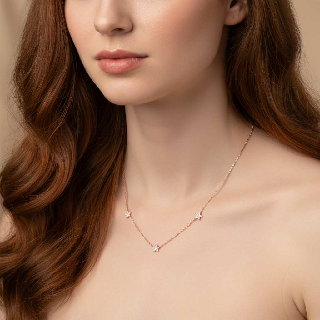 Collana  Pink Stars