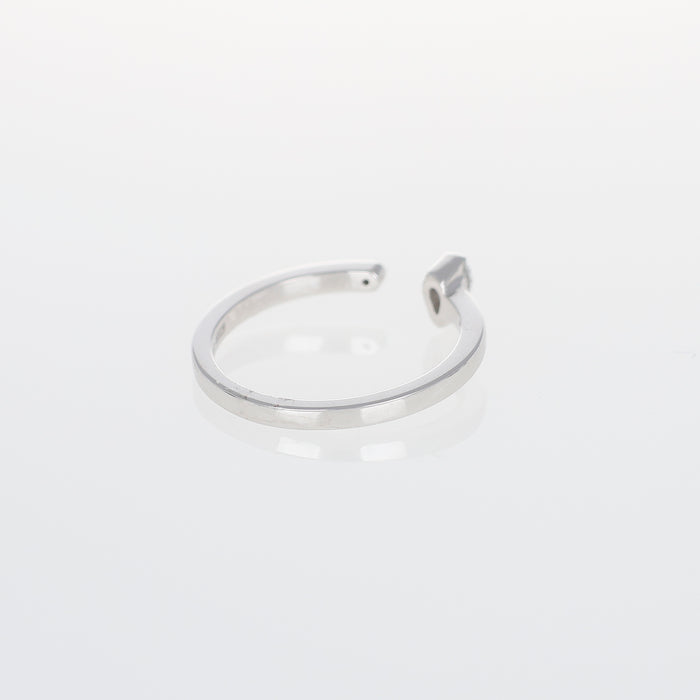 Anello Collezione Hope in Oro Bianco 18kt con Diamanti Goccia e Brillante