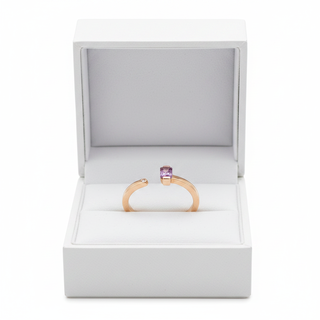 Anello  Hope Pink Emerald