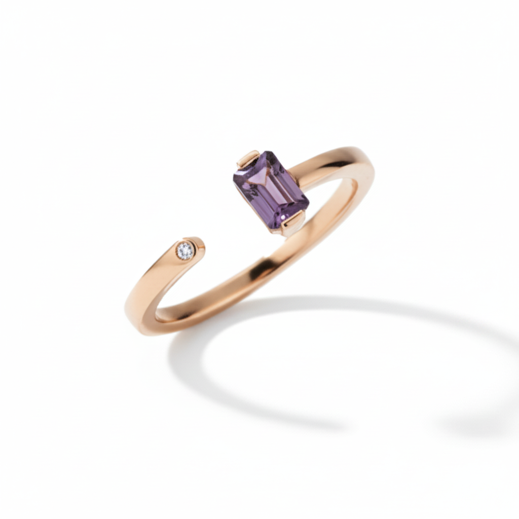 Anello  Hope Pink Emerald