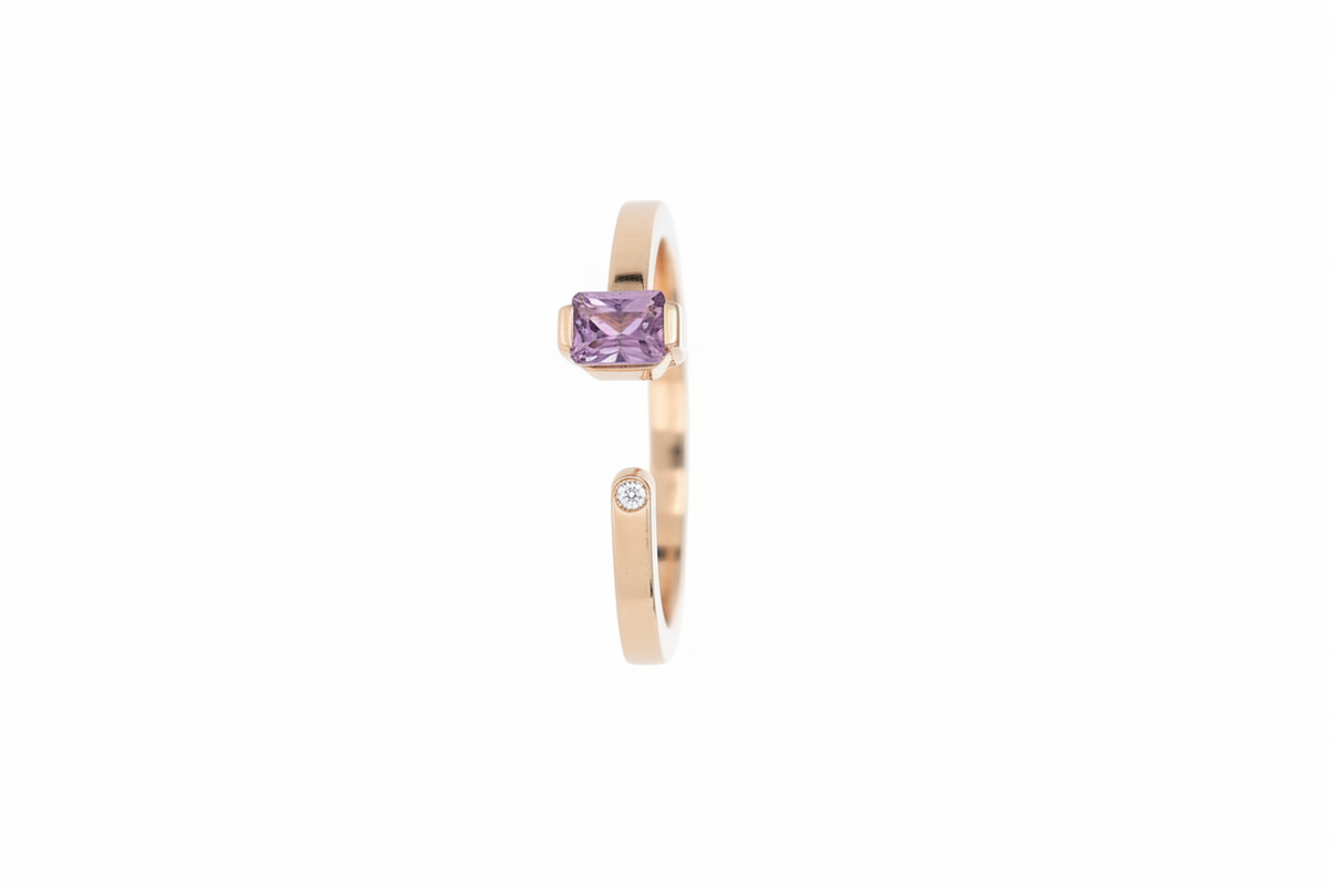 Anello  Hope Pink Emerald