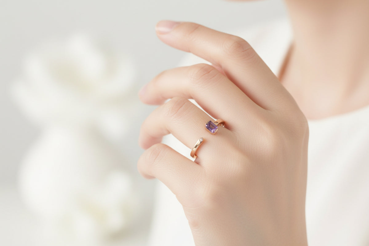 Anello  Hope Pink Emerald