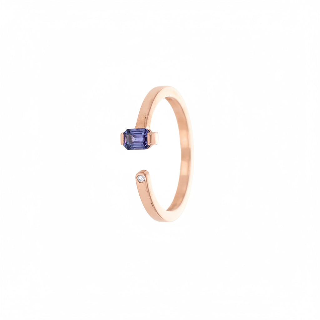 Anello Hope Blue Emerald