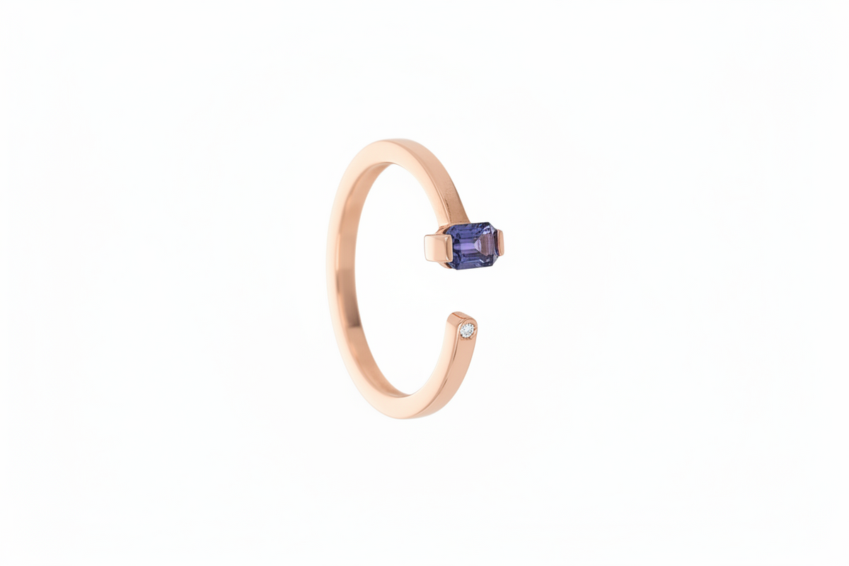 Anello Hope Blue Emerald