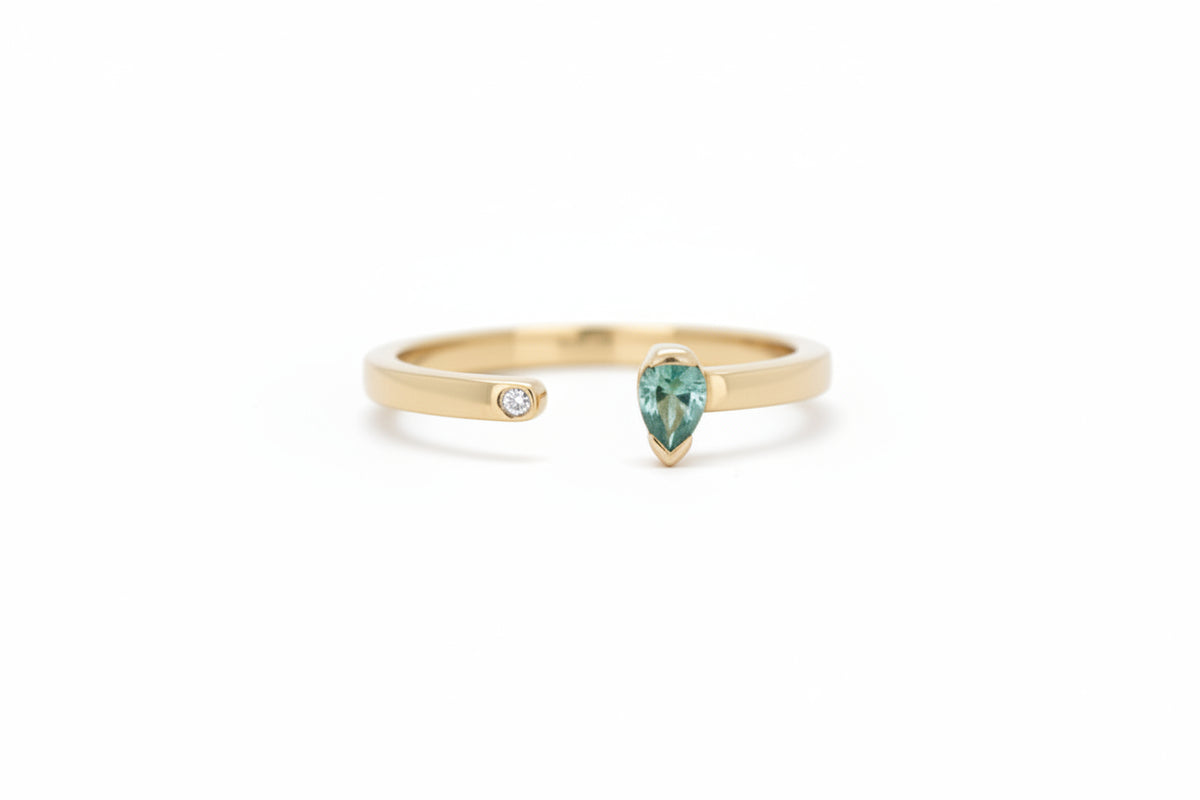 Anello Hope Green Drop