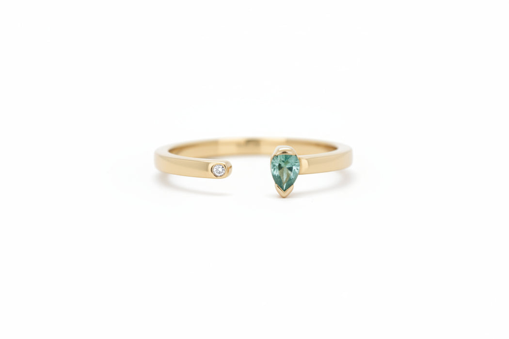 Anello Hope Green Drop