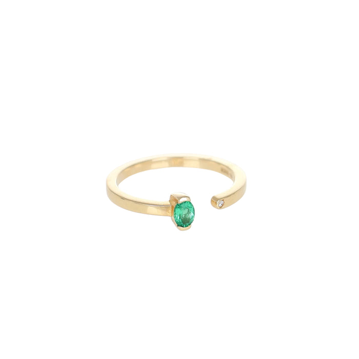 Anello Hope Green  Oval