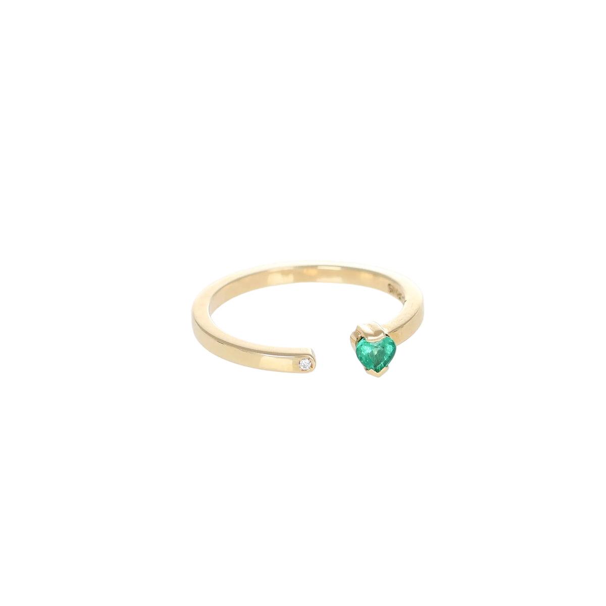 Anello Hope Green Heart