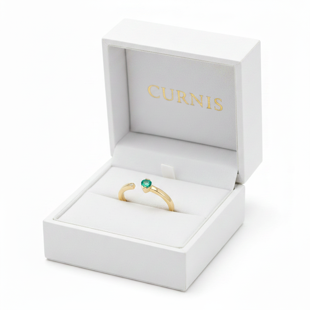Anello Hope Green Heart