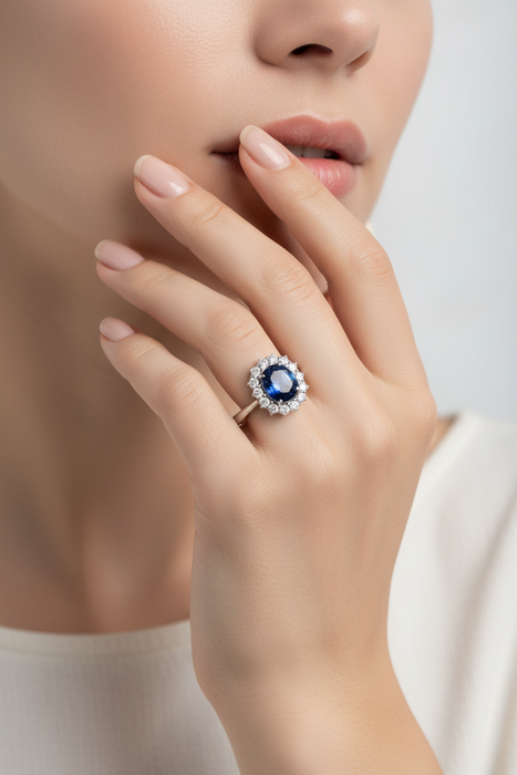 Anello Zaffiro Elegant