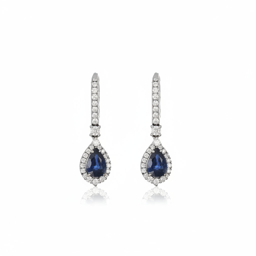 Orecchini Blu Drop