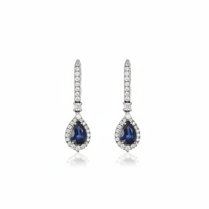 Orecchini Blu Drop