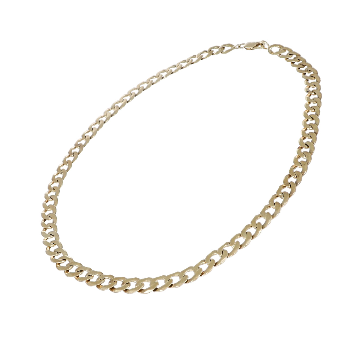 Catena a maglia groumette oro giallo   9 kt