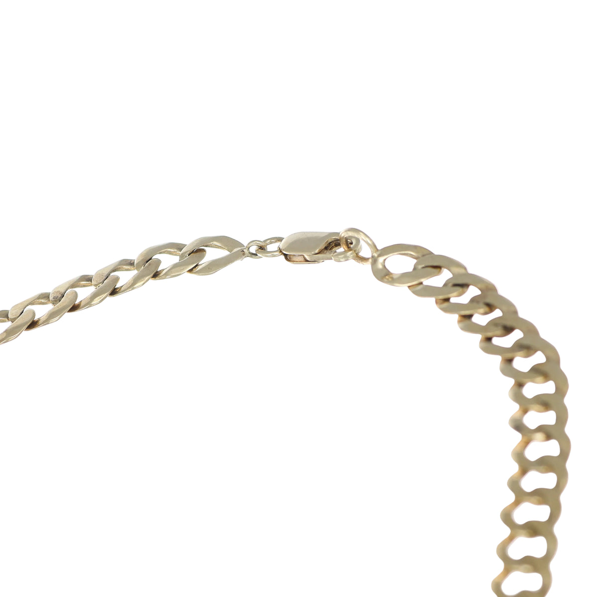Catena a maglia groumette oro giallo   9 kt