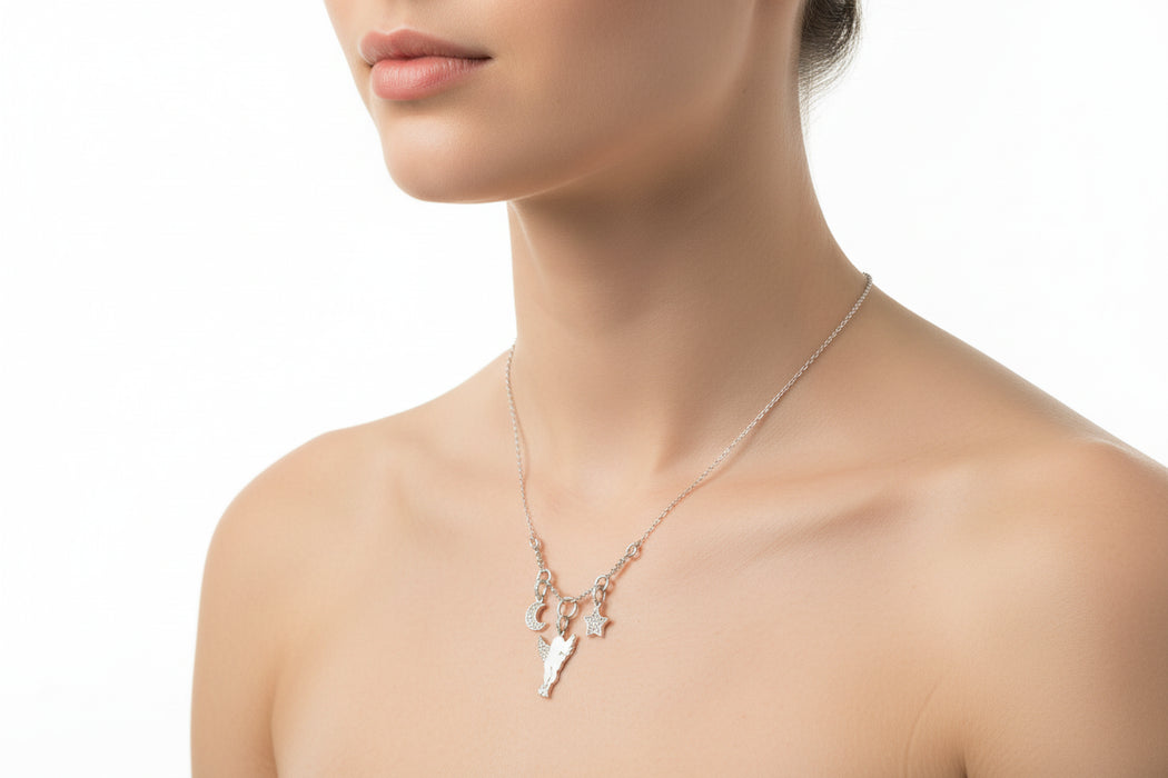 Girocollo Angelo Luna e Stella