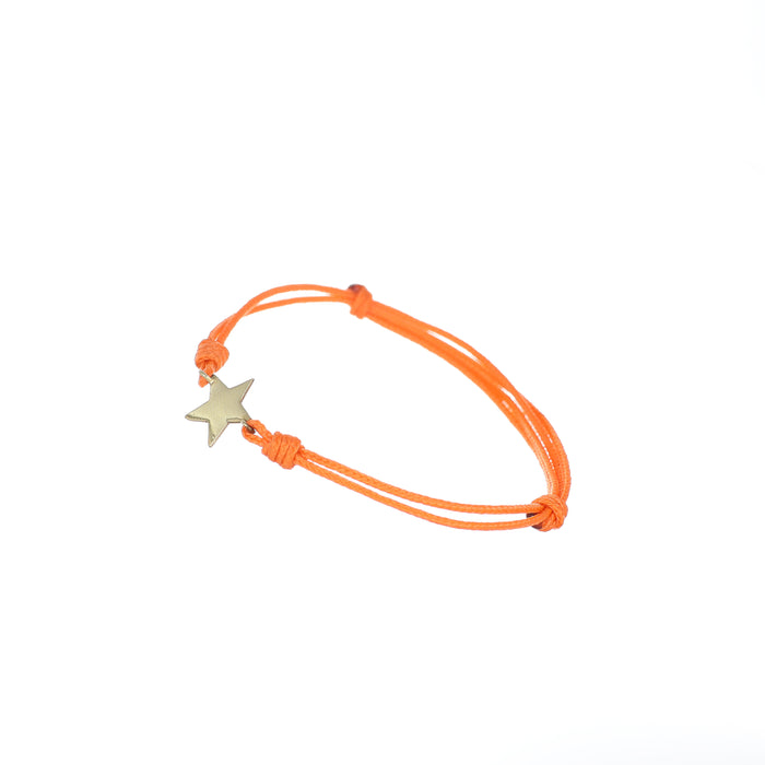 Bracciale in oro giallo con stella