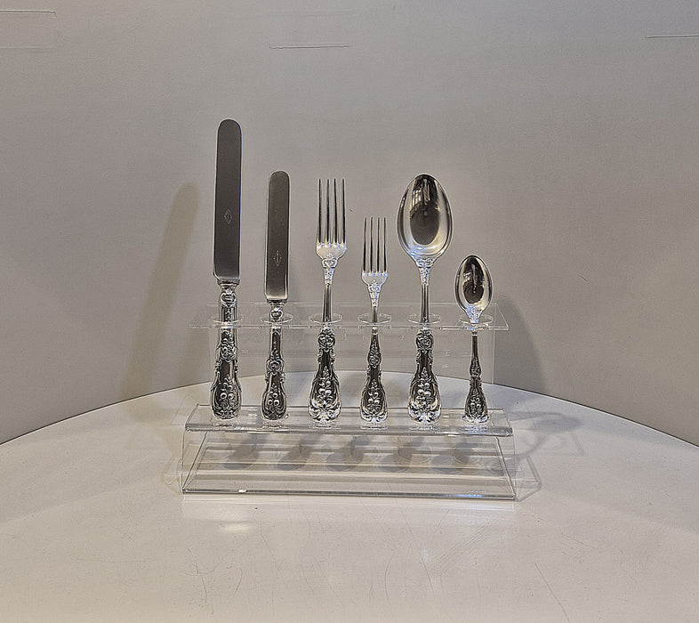 Servizio di Posate CESA Quirinale in Argento 925 – 77 Pezzi per 12 Persone