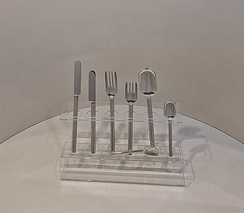 Servizio di Posate in Argento 925 – Modello Frattino Ricci, 114 Pezzi (1970)