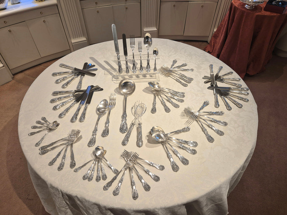 Servizio di Posate CESA Quirinale in Argento 925 – 77 Pezzi per 12 Persone