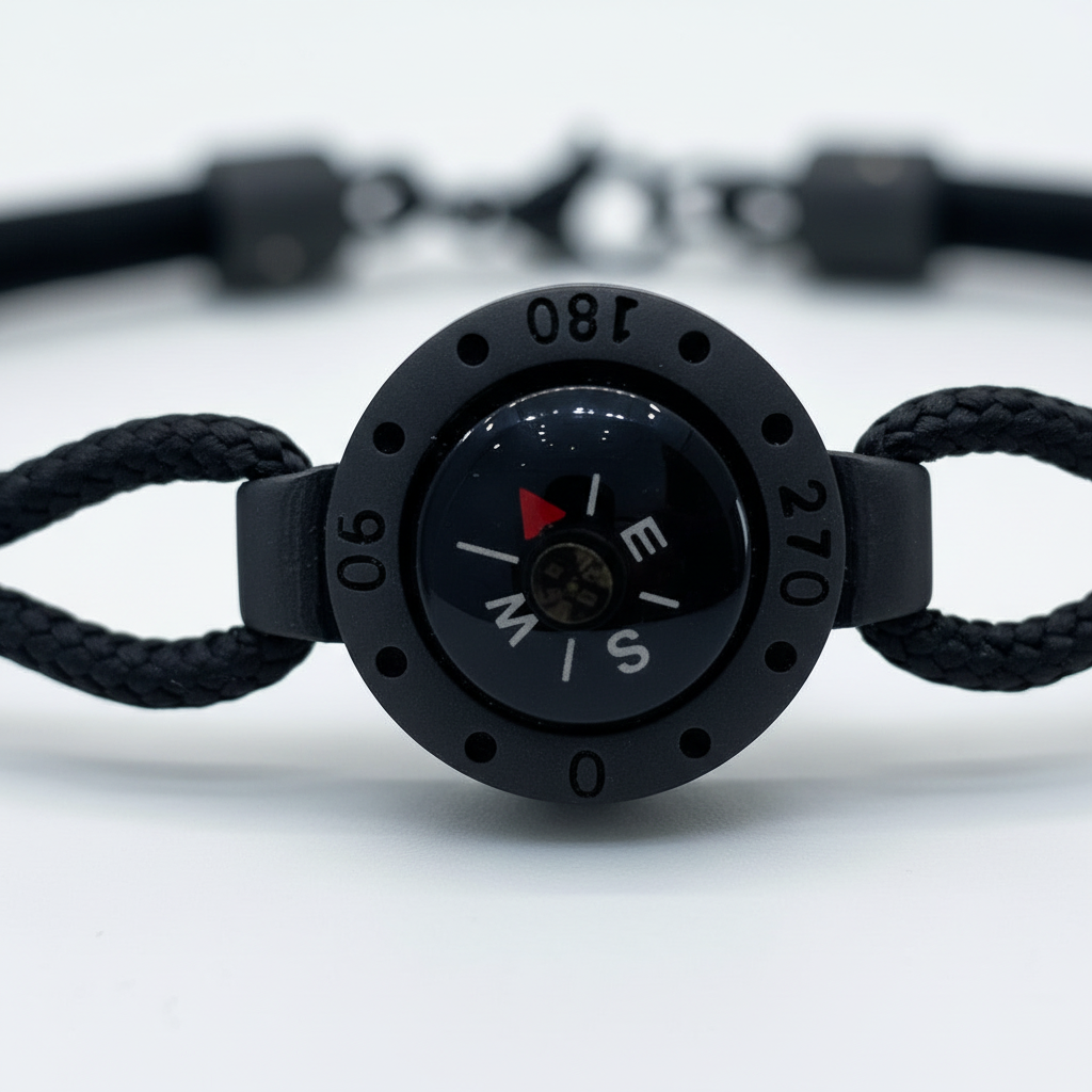 Bracciale Uomo  Bussola Titanio
