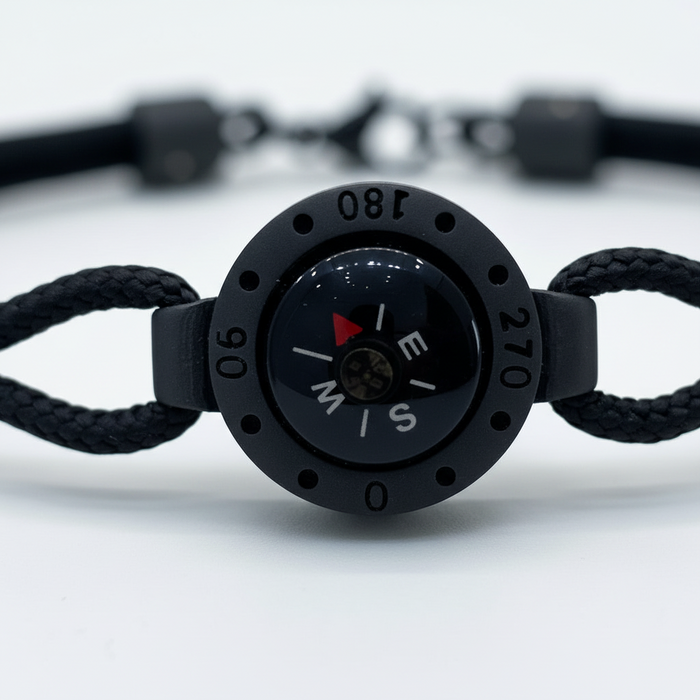 Bracciale Uomo  Bussola Titanio