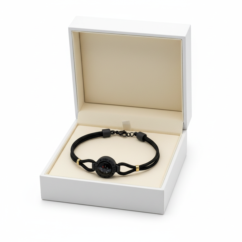 Bracciale Uomo  Bussola Titanio
