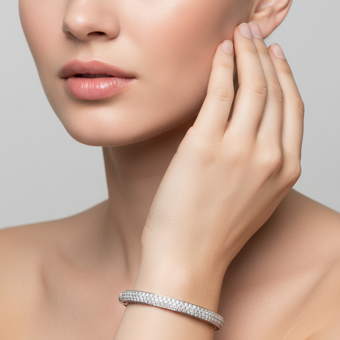 Bracciale Elegant Rose & White
