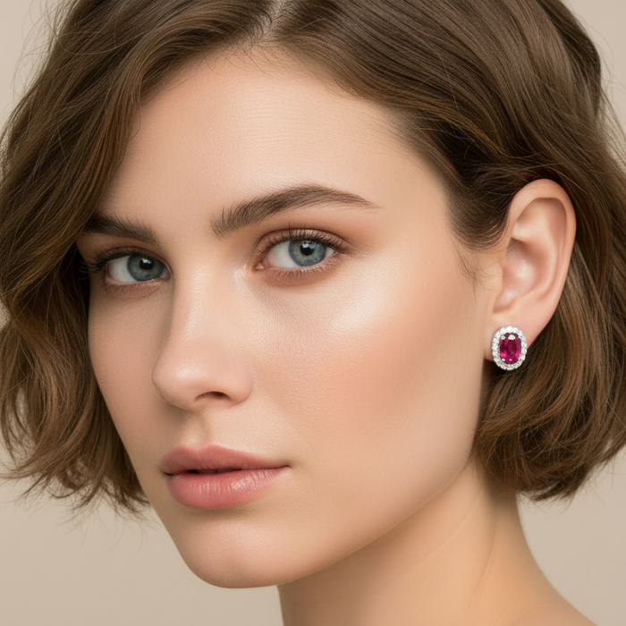Orecchini Ruby Diamonds
