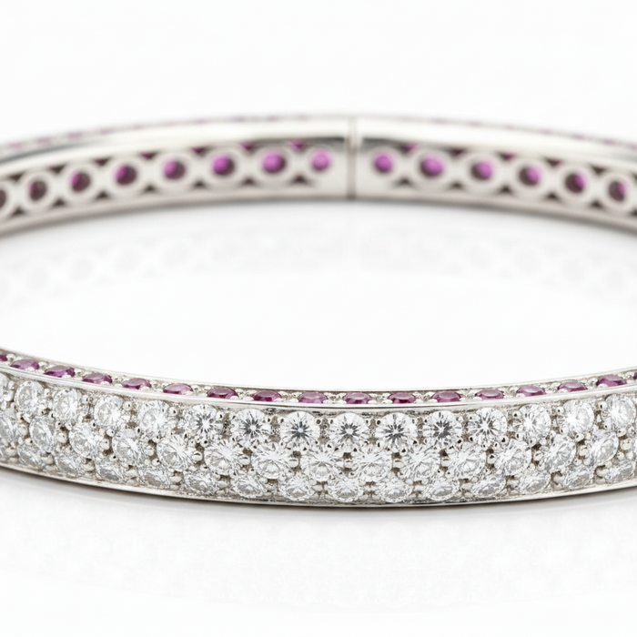 Bracciale Elegant Rose & White