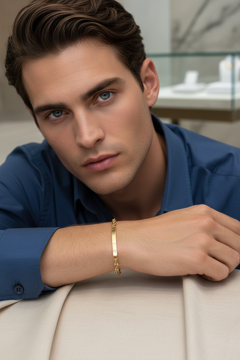 Bracciale Uomo Class Gold
