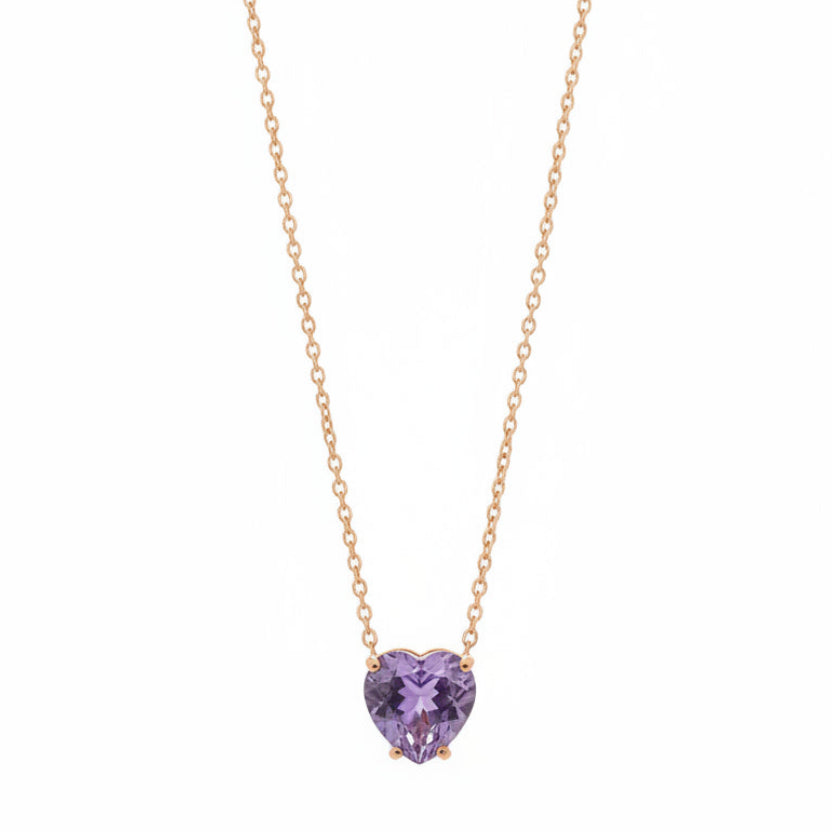 Ciondolo Caramel Heart Ametist