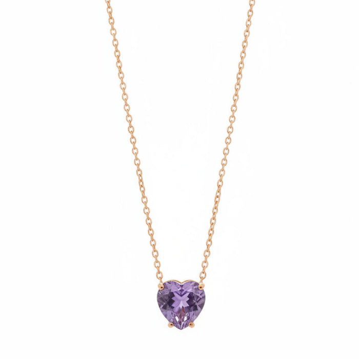 Ciondolo Caramel Heart Ametist
