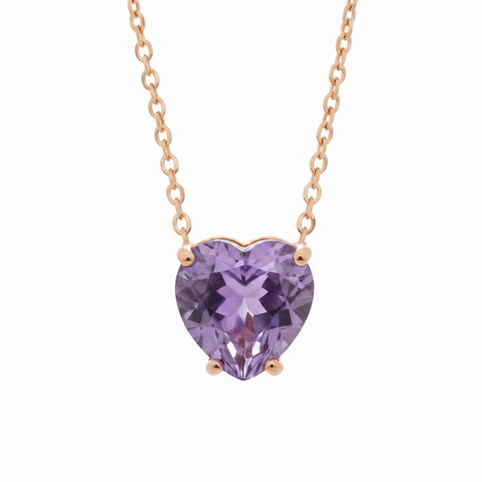 Ciondolo Caramel Heart Ametist