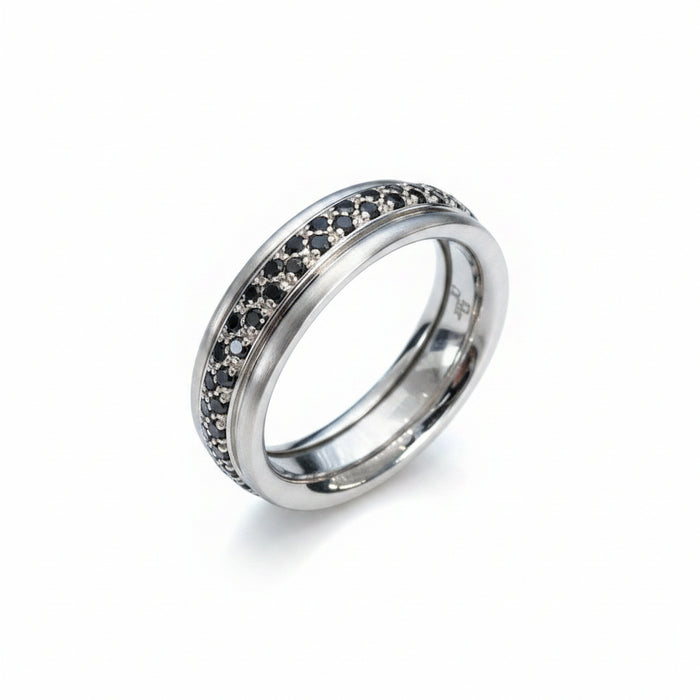 Anello Uomo Fede Black