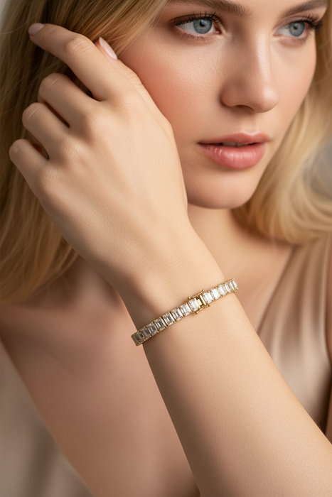 Bracciale Diamanti Fancy Radiant