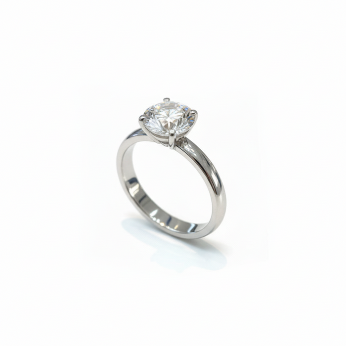 Anello  Solitario  Luce ct.1,21