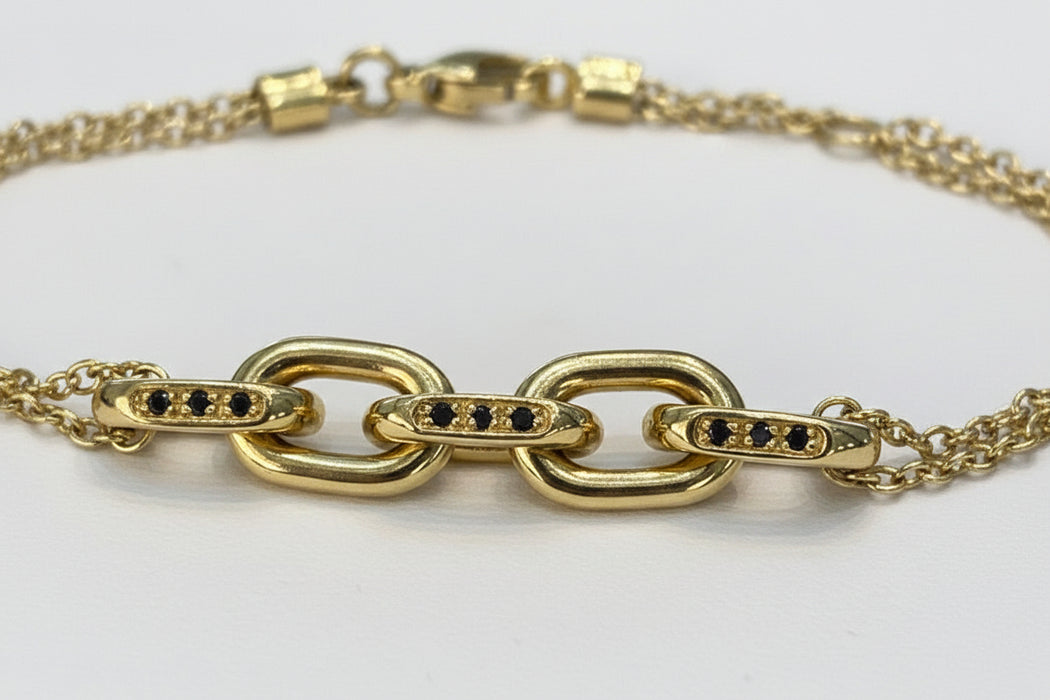 Bracciale Diamonds Yellow Gold