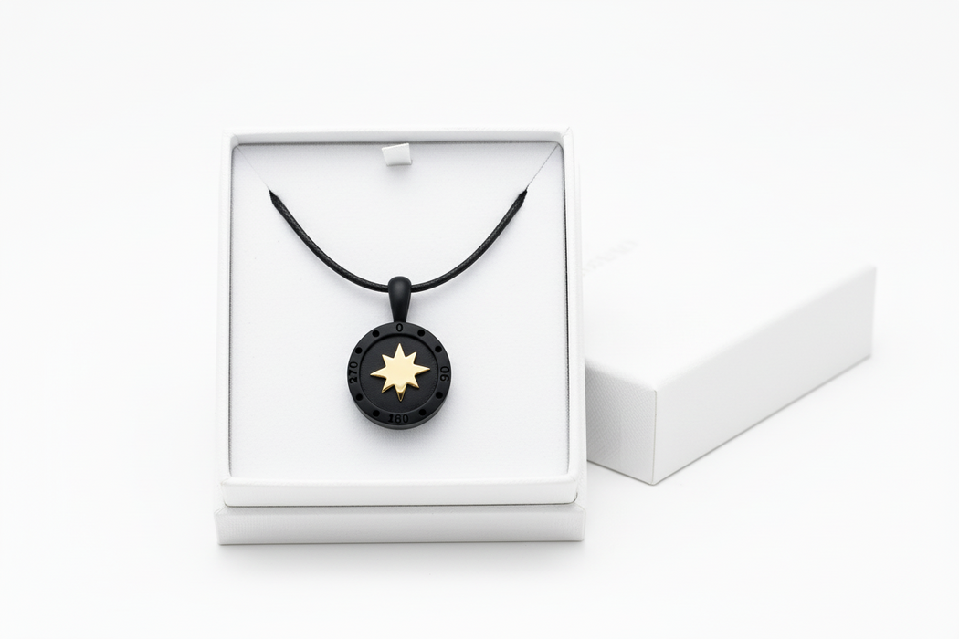 Pendente Uomo Rosa dei Venti  Black