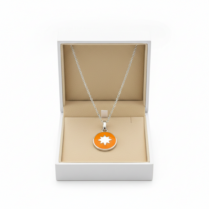 Pendente  Rosa dei Venti Orange