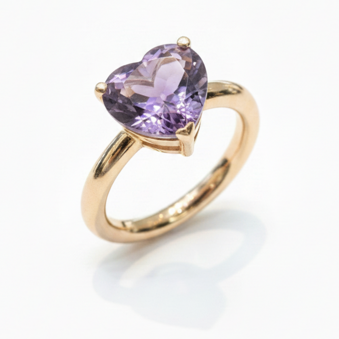 Anello Caramel Heart Violet