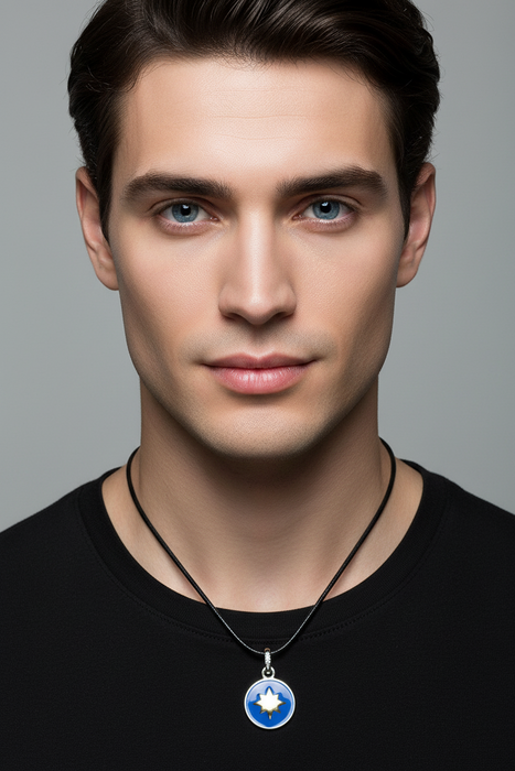 Ciondolo Rosa dei Venti Blue