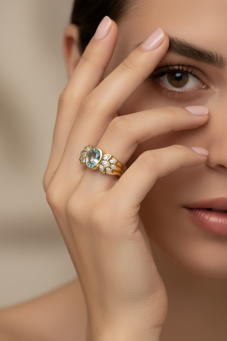 Anello Acquamarine Summer