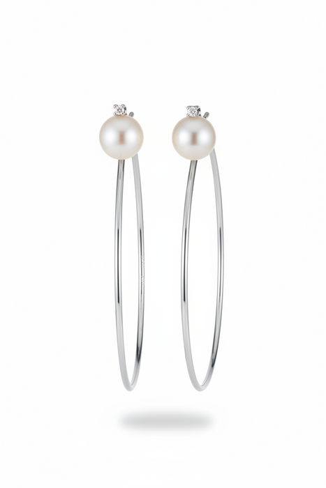 Orecchini Circle Pearl